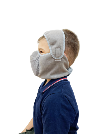 Тепловая маска ШАРФ ДЕТСКИЙ ТМ 3.2 (серый) САЙВЕР|SAYVER с доставкой по России и в Казахстан | BreadyФото 2
