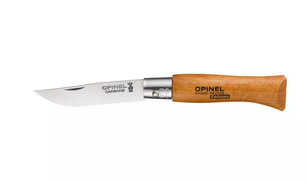 Нож складной Opinel №4 VRN Carbon Tradition с доставкой по России и в Казахстан | Bready