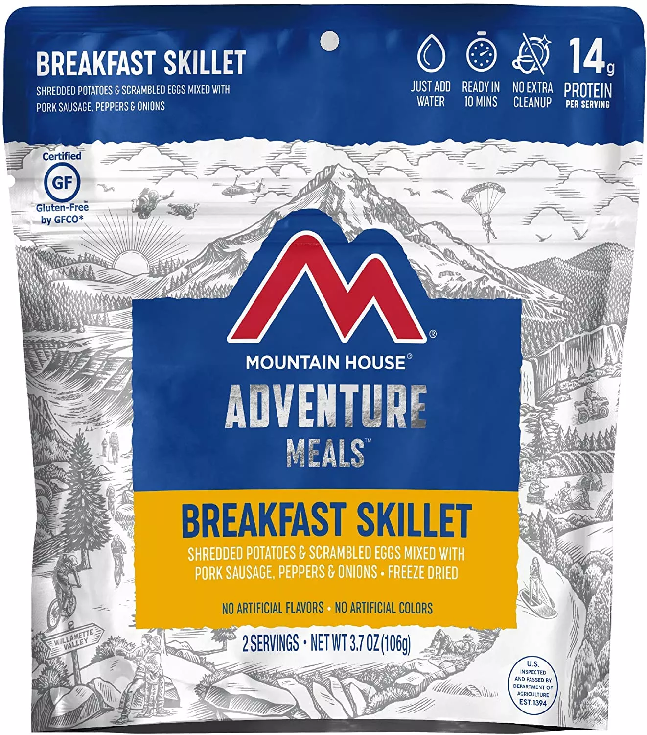 Горный завтрак Mountain House Маунтин Хаус BREAKFAST SKILLET 106 г с доставкой по России и в Казахстан | BreadyФото 1