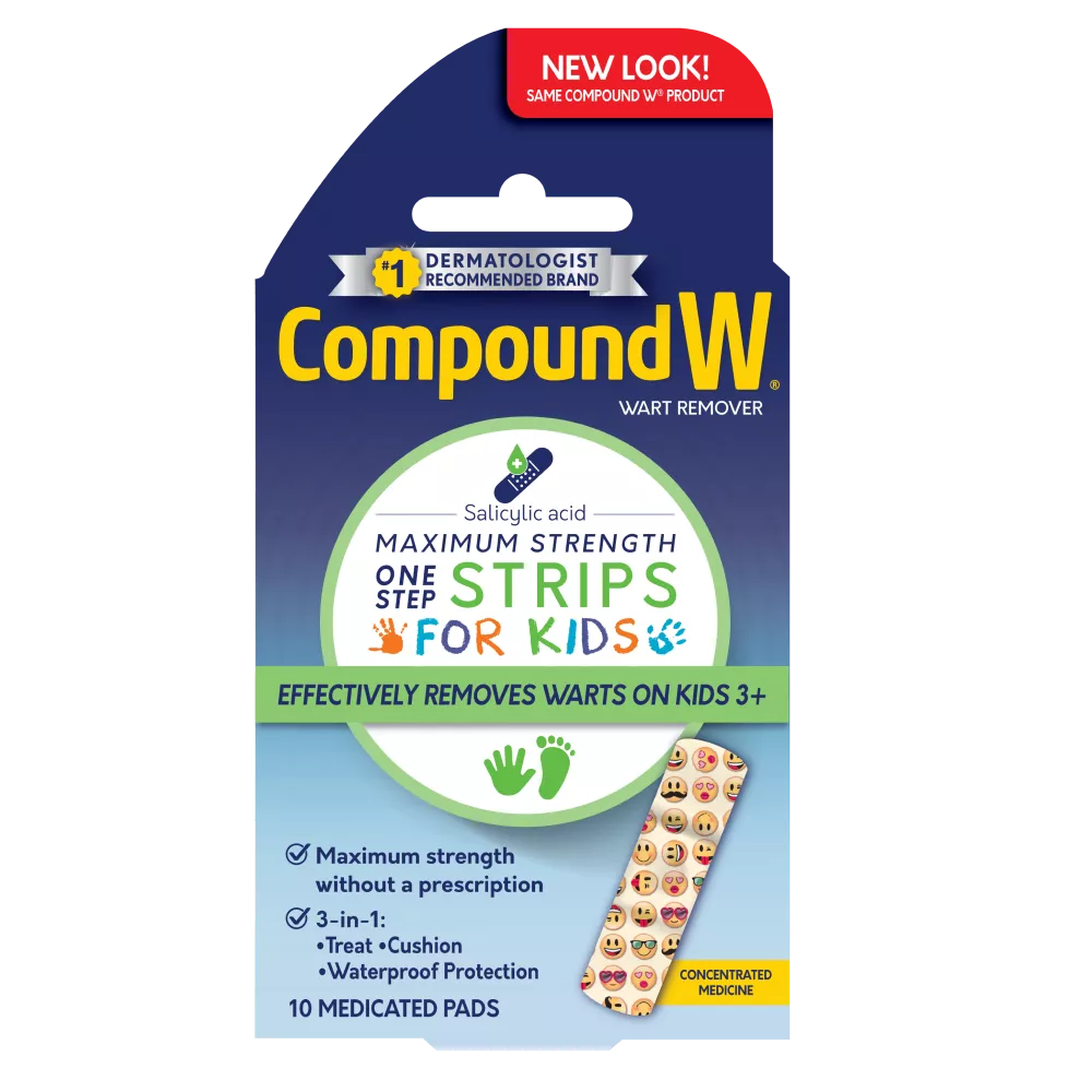 Пластыри для удаления бородавок детские Compound W One Step Strips For Kids с доставкой по России и в Казахстан | BreadyФото 0